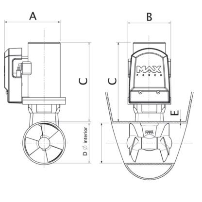 Electric-Tunnel -Thruster-CT- 45-gaelixmarineservice.gr