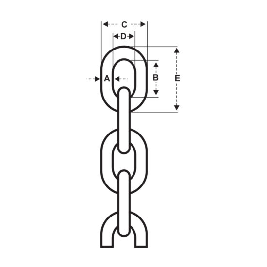 Lofrans Hot Dip Galvanized Chain Calibrated 01 – Anchoring & Docking – Anchor Chains