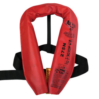 LALIZAS Lamda 275N zipper buckle automatic inflatable lifejacket with plastic buckle SOLAS MED-MER SKU 712164