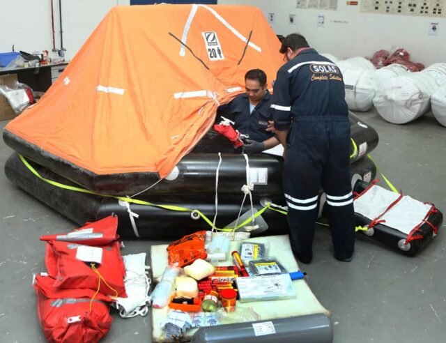 Liferafts-Inspection-Maintenance-Gaelix-MS-on-gaelixmarineservice.gr